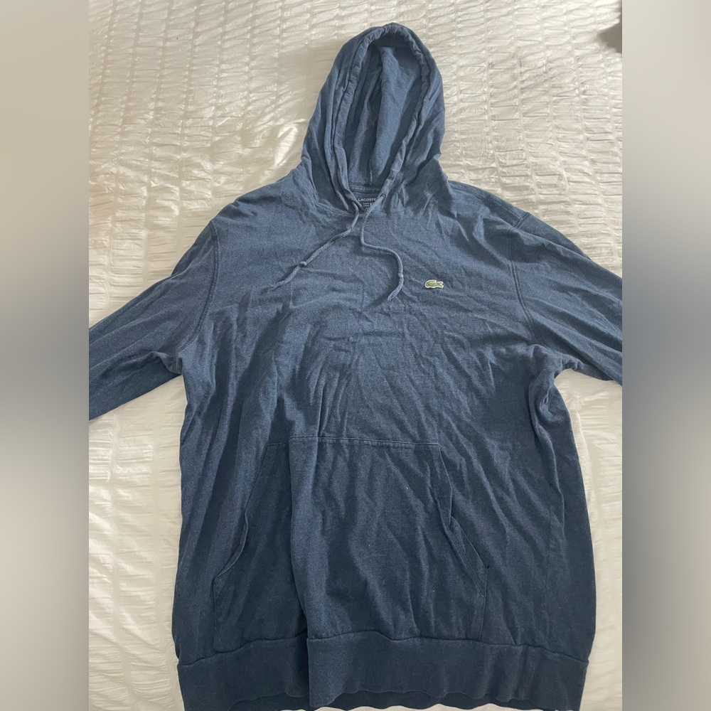 Blue Lacoste Hoodie- Size XL